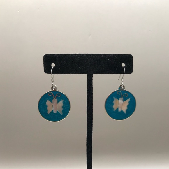 2 Pair of Vintage Alpaca Mexico Earrings - Picture 7 of 10